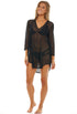 V-NECK BELL SLEEVE TUNIC - KRINKLE